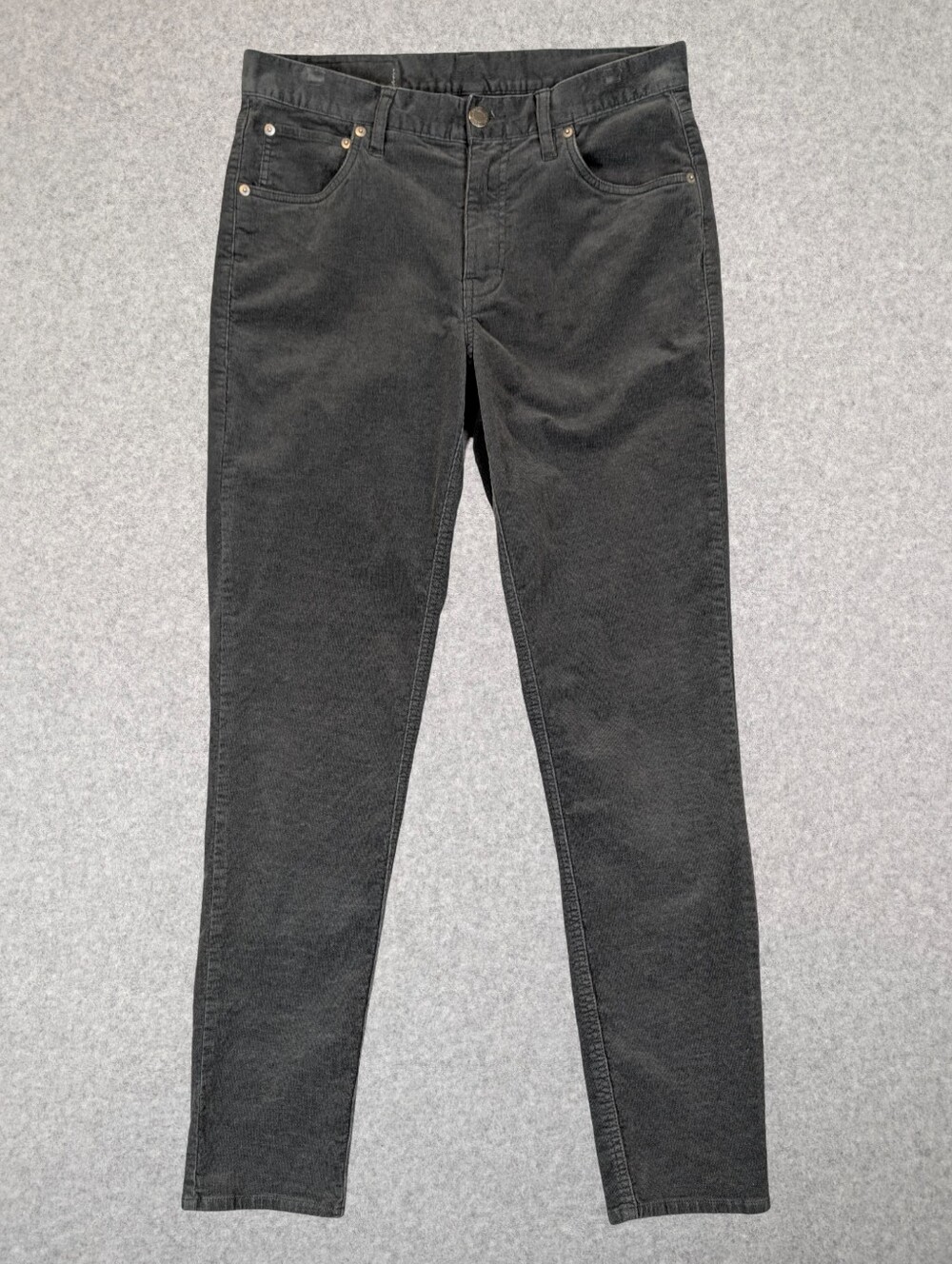 Vuori Optimist 5 Pocket Corduroy Pants Men's 30X32 Charcoal Gray Stretch V478